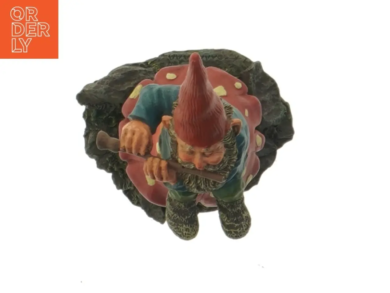 Billede 7 - Dekorativ figur af nisse (str. 12 cm)