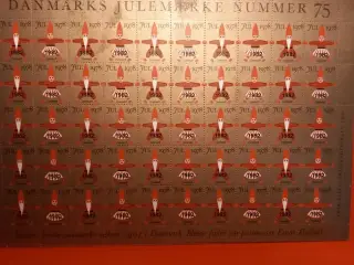 OBS OBS .Julemærkeark 1978 med overtryk 1982.
