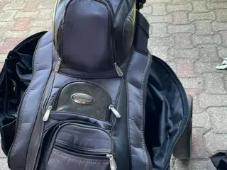 Golfvogn med tilbehør