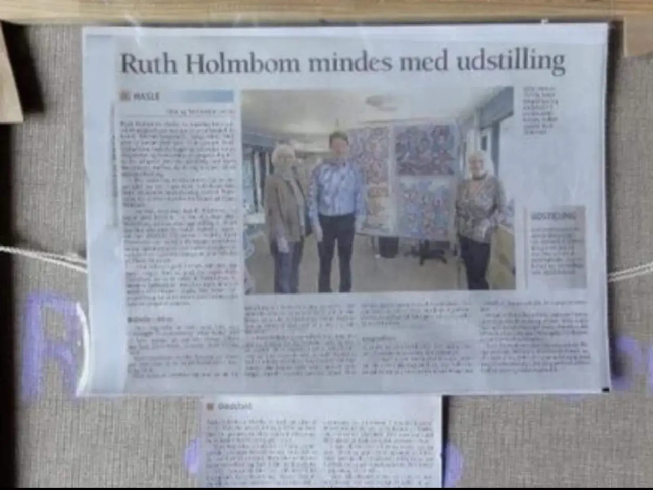 Billede 3 - Ruth Holmbom maleri jesus