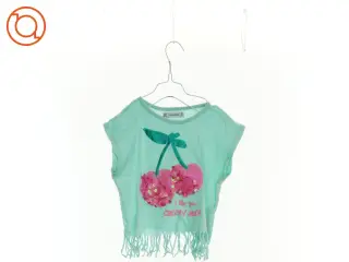 T-Shirt med kirsebær (str. 116 cm)