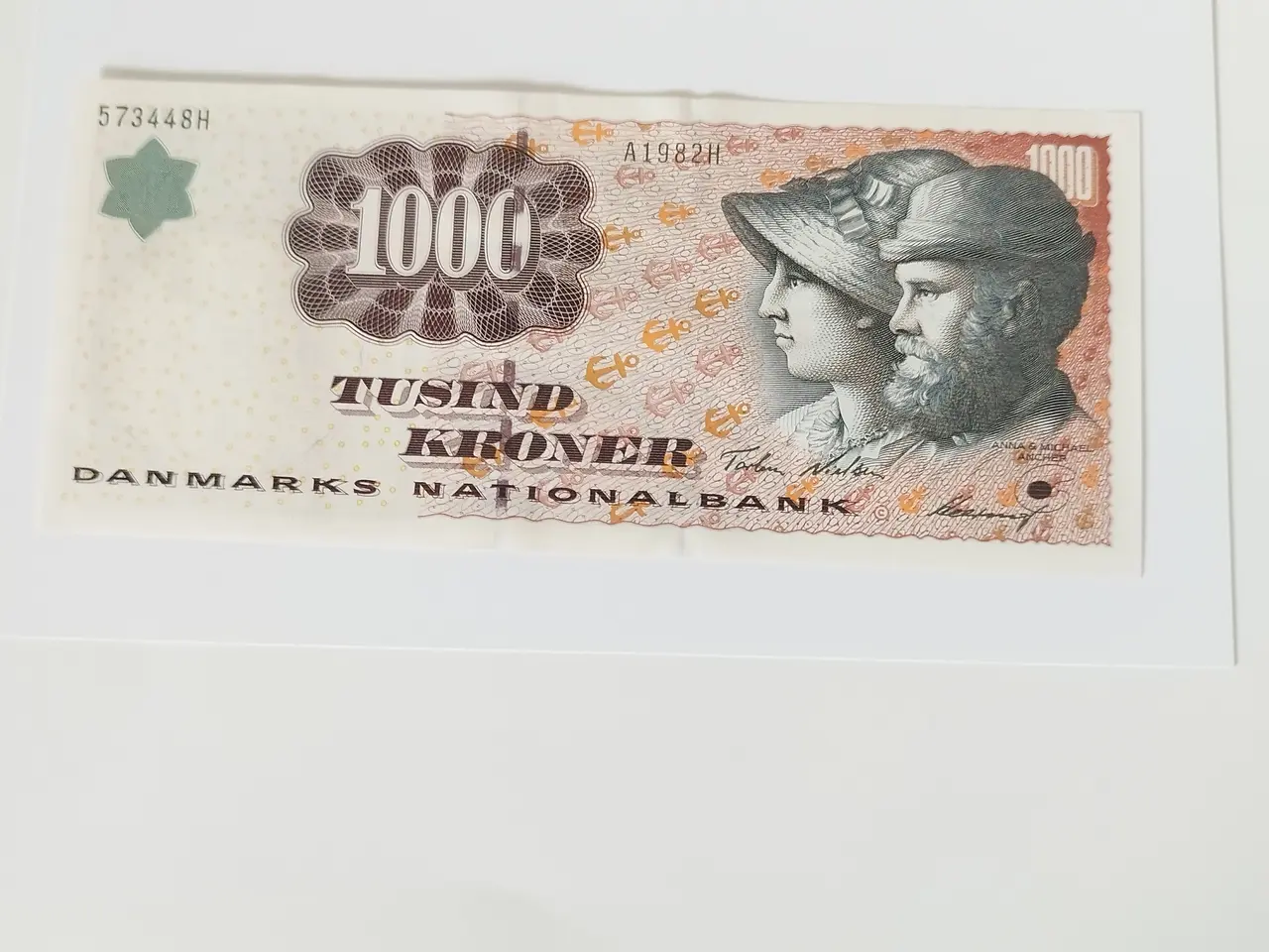 Billede 5 - 1000 Kroner fra 1998. Bankfrisk 