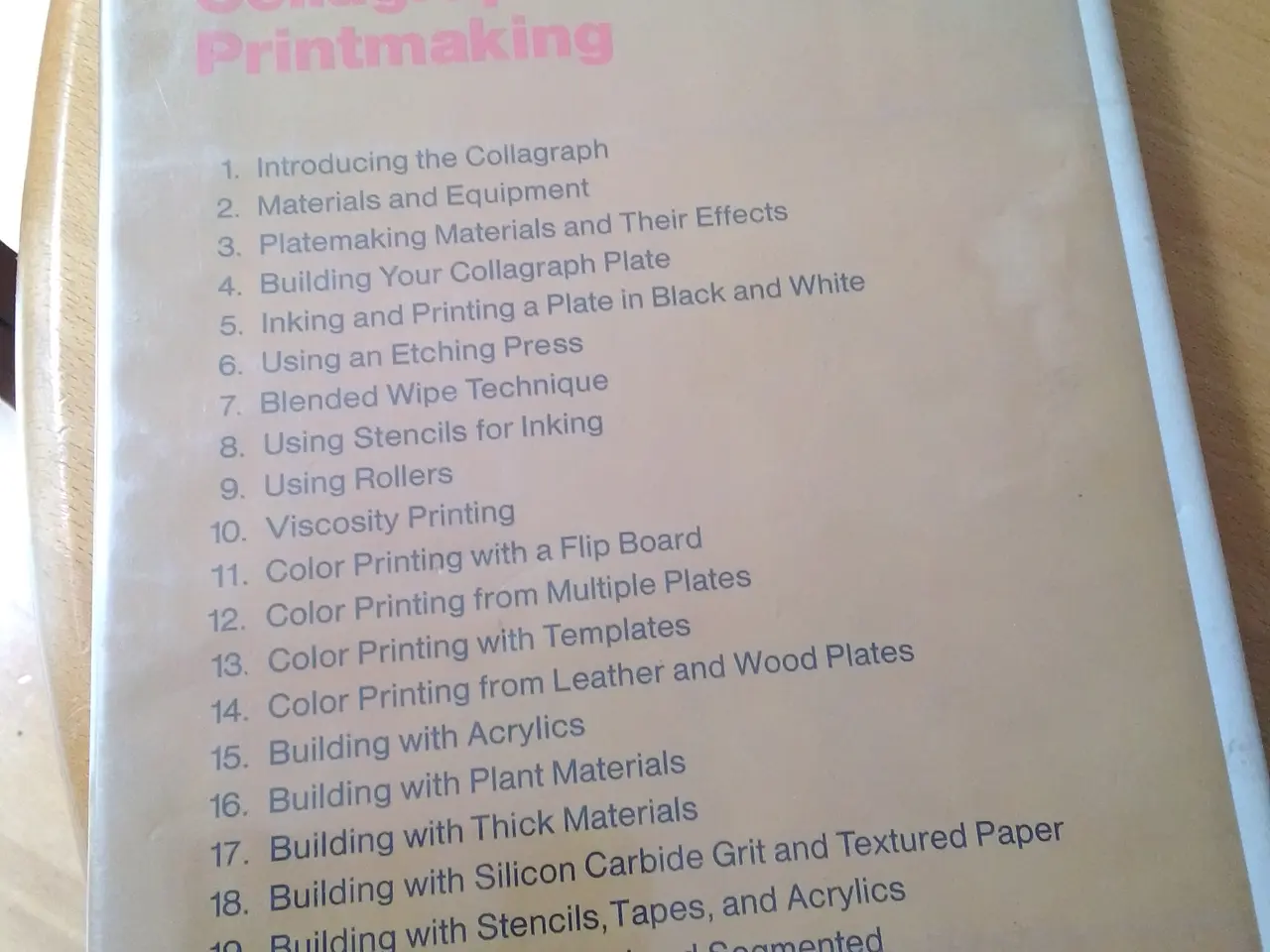 Billede 1 - Collagraph printmaking