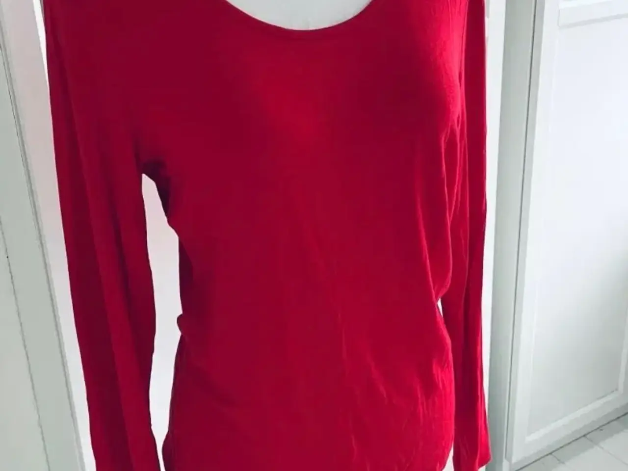 Billede 1 - Bluse, rød, city Knit