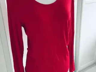 Bluse, rød, city Knit