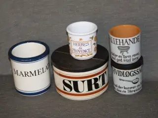 Vintage fransk krukke Decor Moustiers Herbes