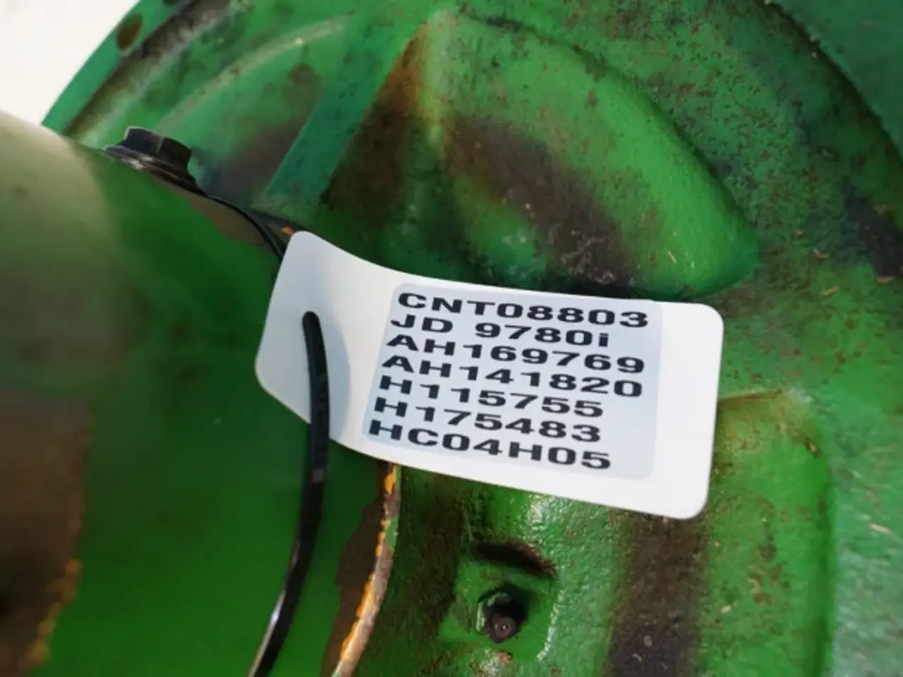 Billede 2 - John Deere 9780 Variatorskive H115755