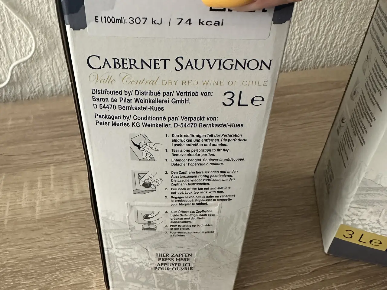 Billede 2 - 2 x 3 liter Andes vin sælges