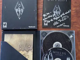 The Elder Scrolls V Skyrim signed by Charles M.