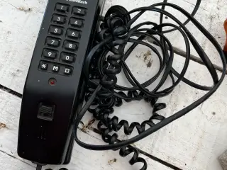 Væg-fastnet-telefon mini danMark. Giv bud.