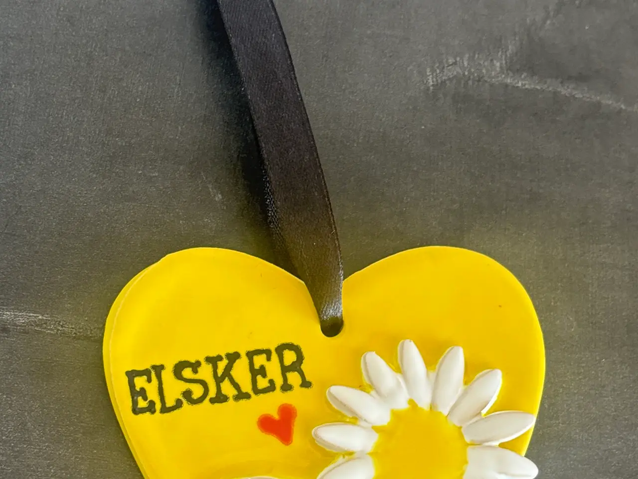Billede 2 - Elsker hjerte håndlavet i keramik.