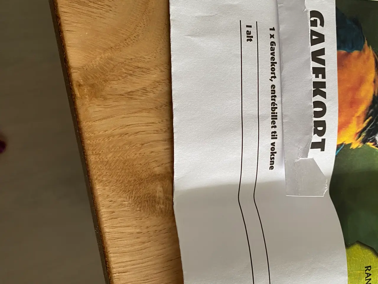 Billede 3 - Gavekort til entré i Randers regnskov