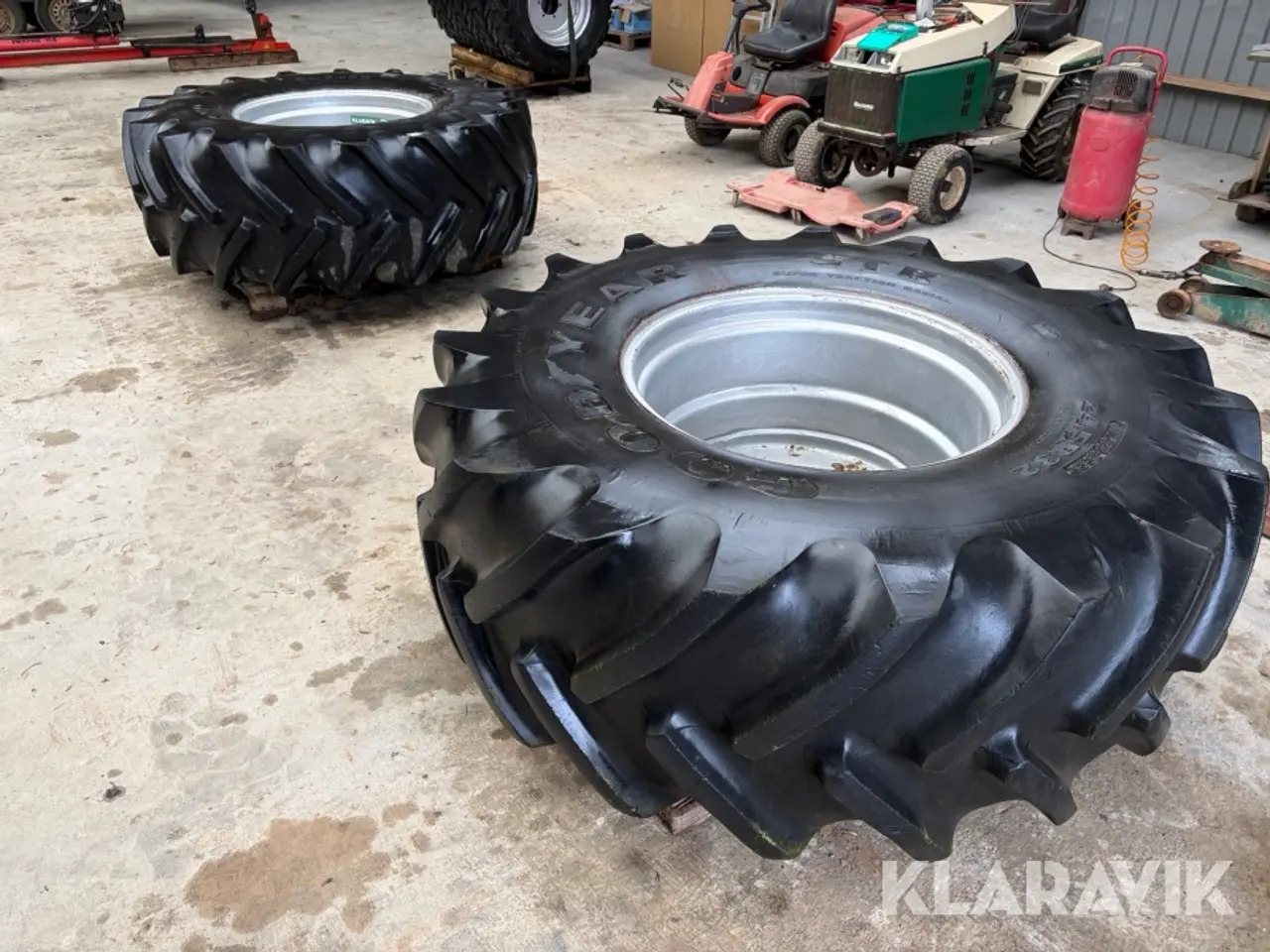Billede 2 - Hjul Goodyear STR 24.5 R32 med Bredal-nav 2 Styk