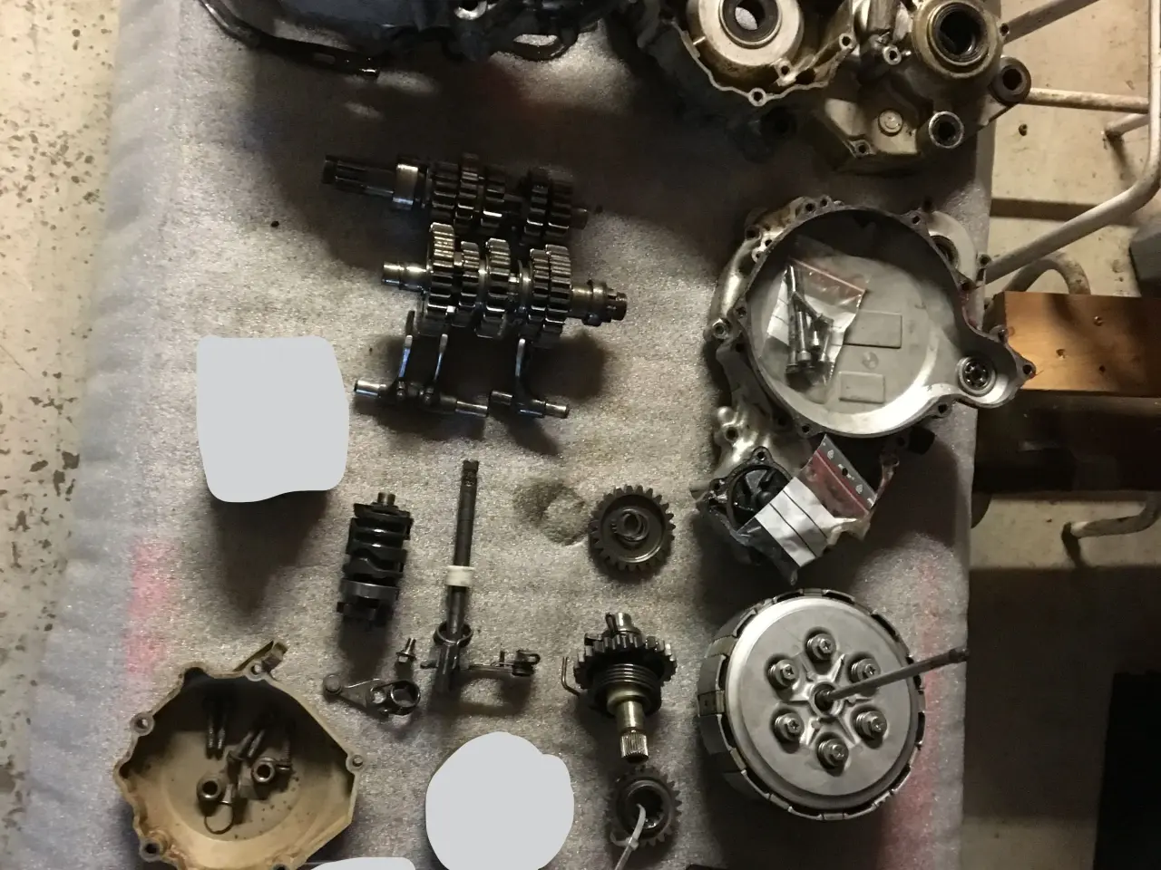 Billede 1 - Yamaha YZ250 1990 motor dele