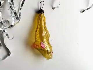 Vintage ornament, gul fisk, NB