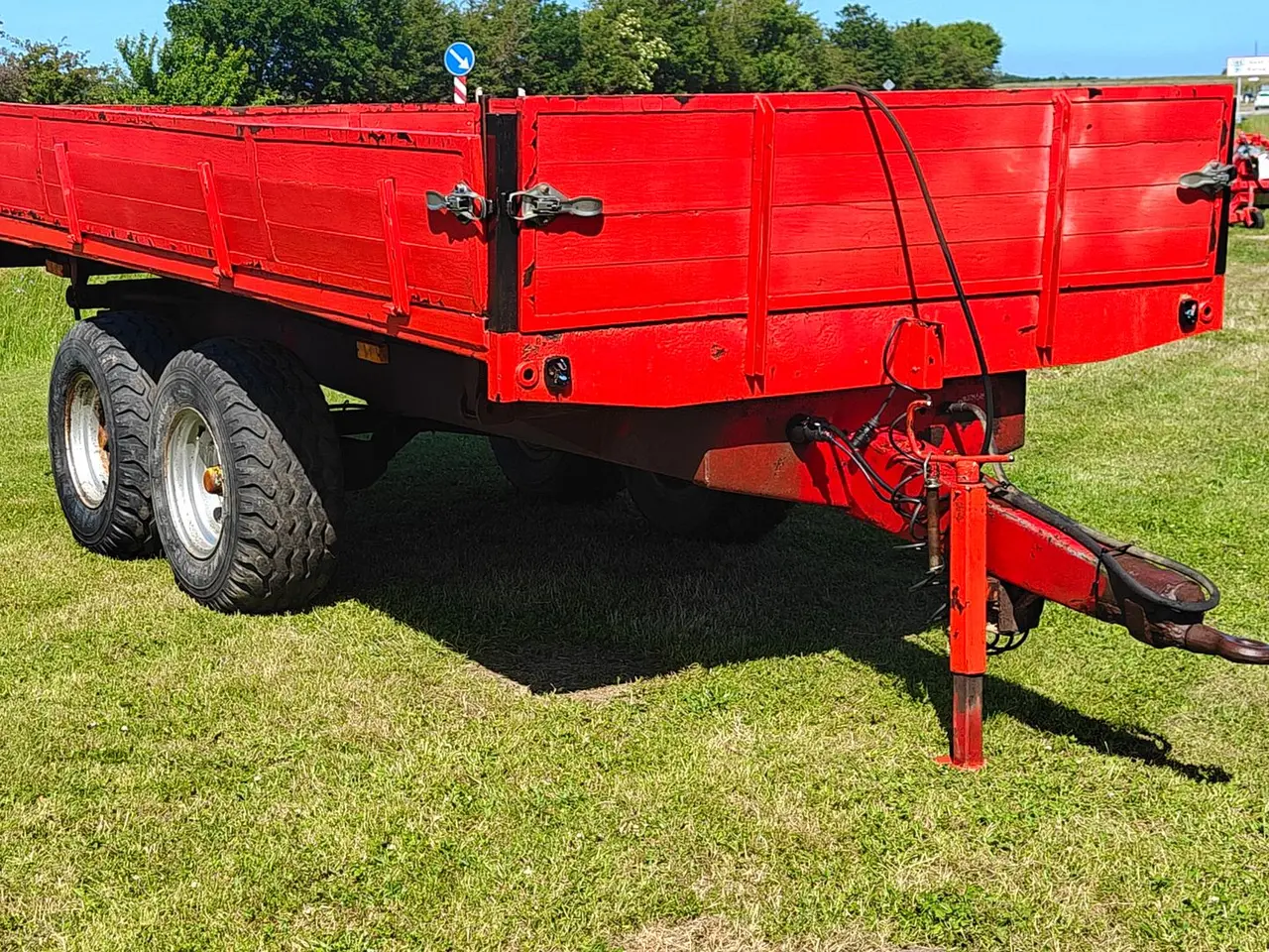 Billede 2 - Tipvogn 10T Boogie m. bremser