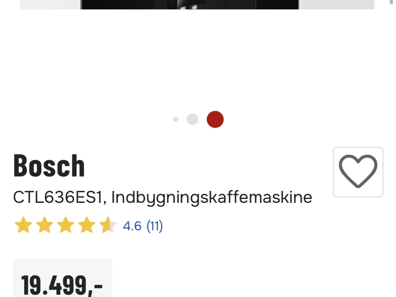 Billede 10 - BOSCH kaffemaskine 