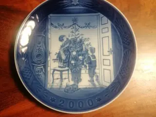 Royal Copenhagen juleplatte 2000