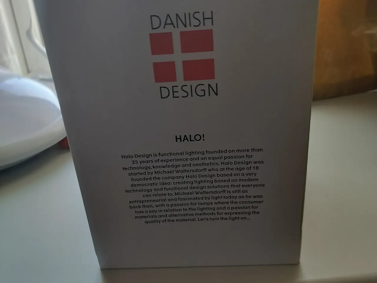 Billede 2 - Halo design lampe