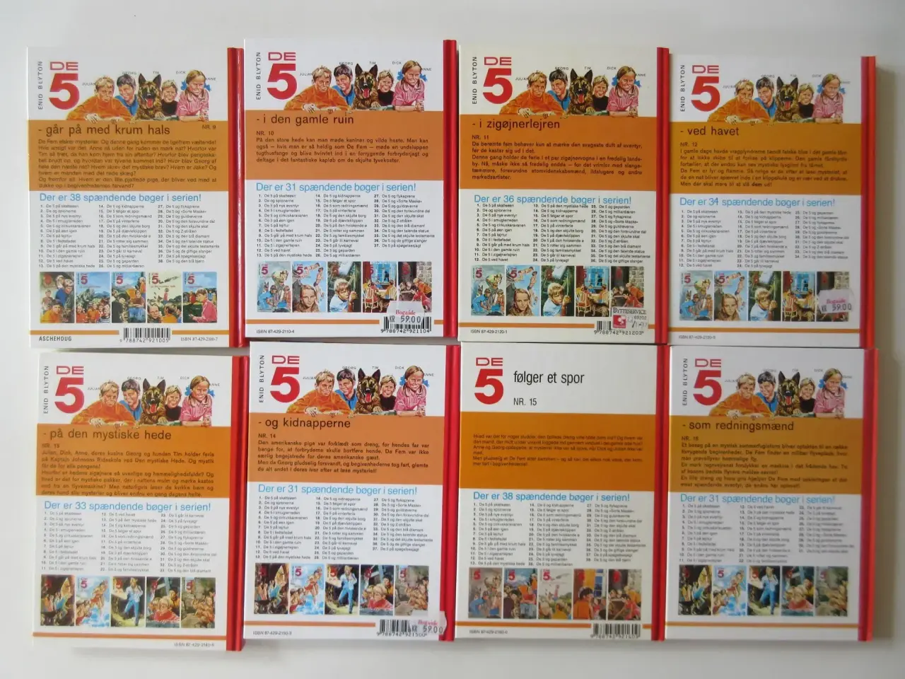Billede 2 - 9 forskellige De 5 bøger (Enid Blyton)