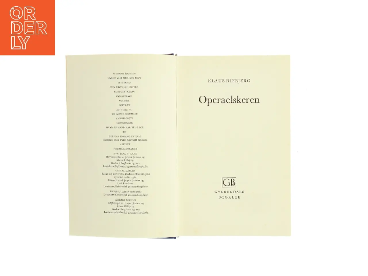 Billede 2 - Operaelskeren af Klaus Rifbjerg (Bog)