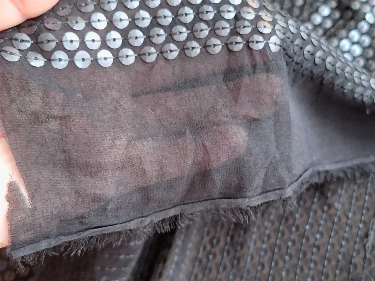 Billede 3 - Chiffon med palietter 