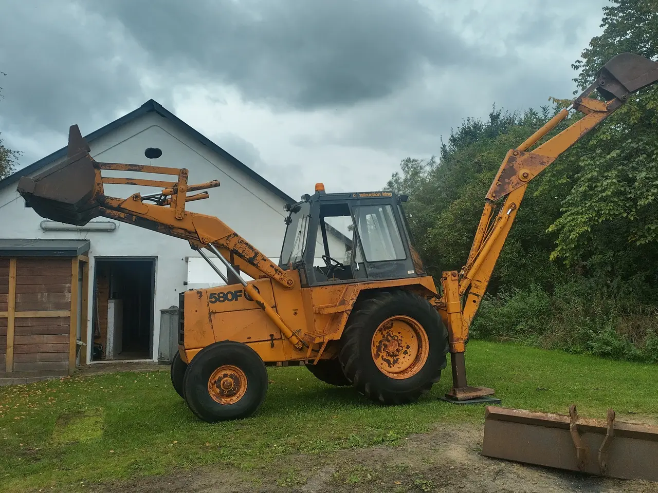 Billede 6 - Case 580f rendegraver