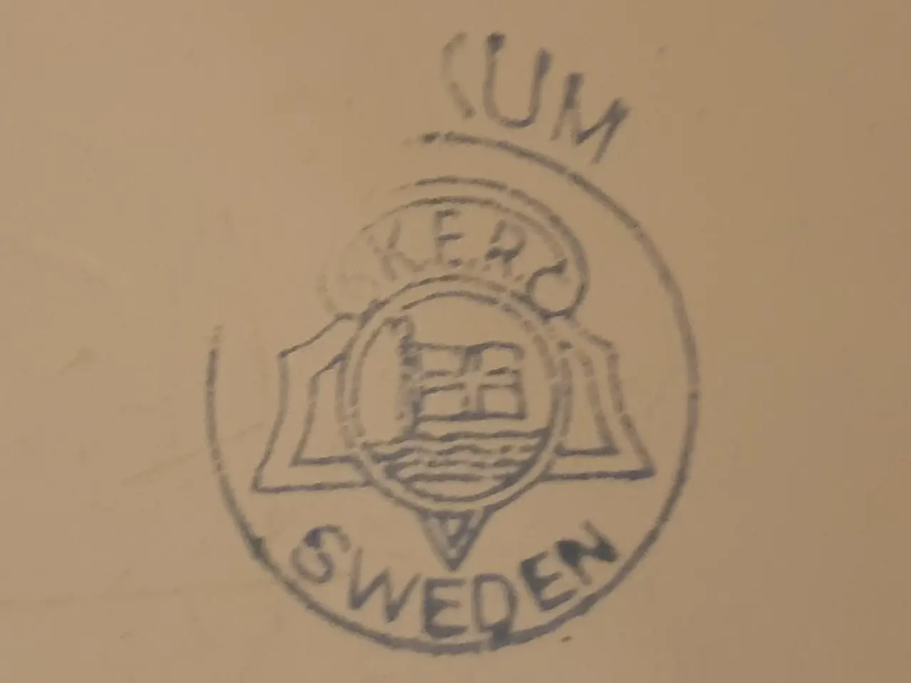 Billede 8 - Gammelt svensk Emalje-Bækken  