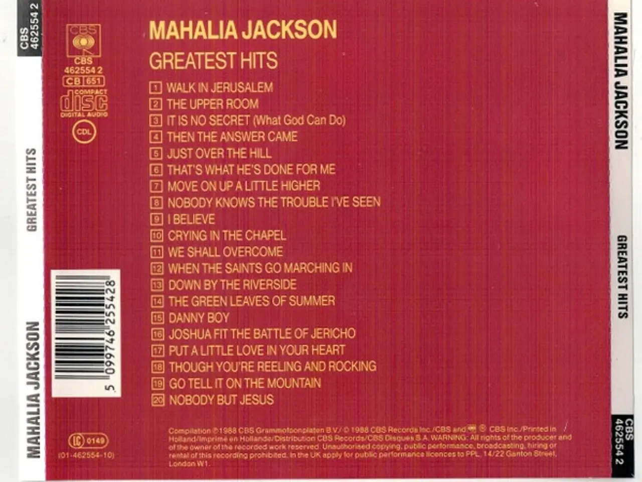 Billede 2 - Mahalia Jackson – Greatest Hits – CD