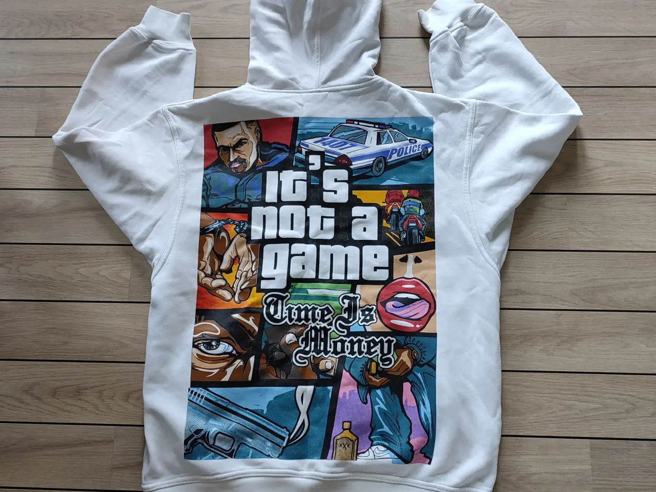 Billede 1 - GTA Hættetrøje, Time is Money, str. M