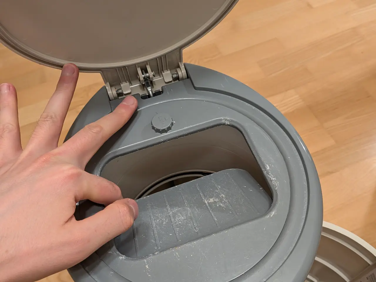 Billede 5 - Litter Champ affaldsspand til kattegrus med pedal 