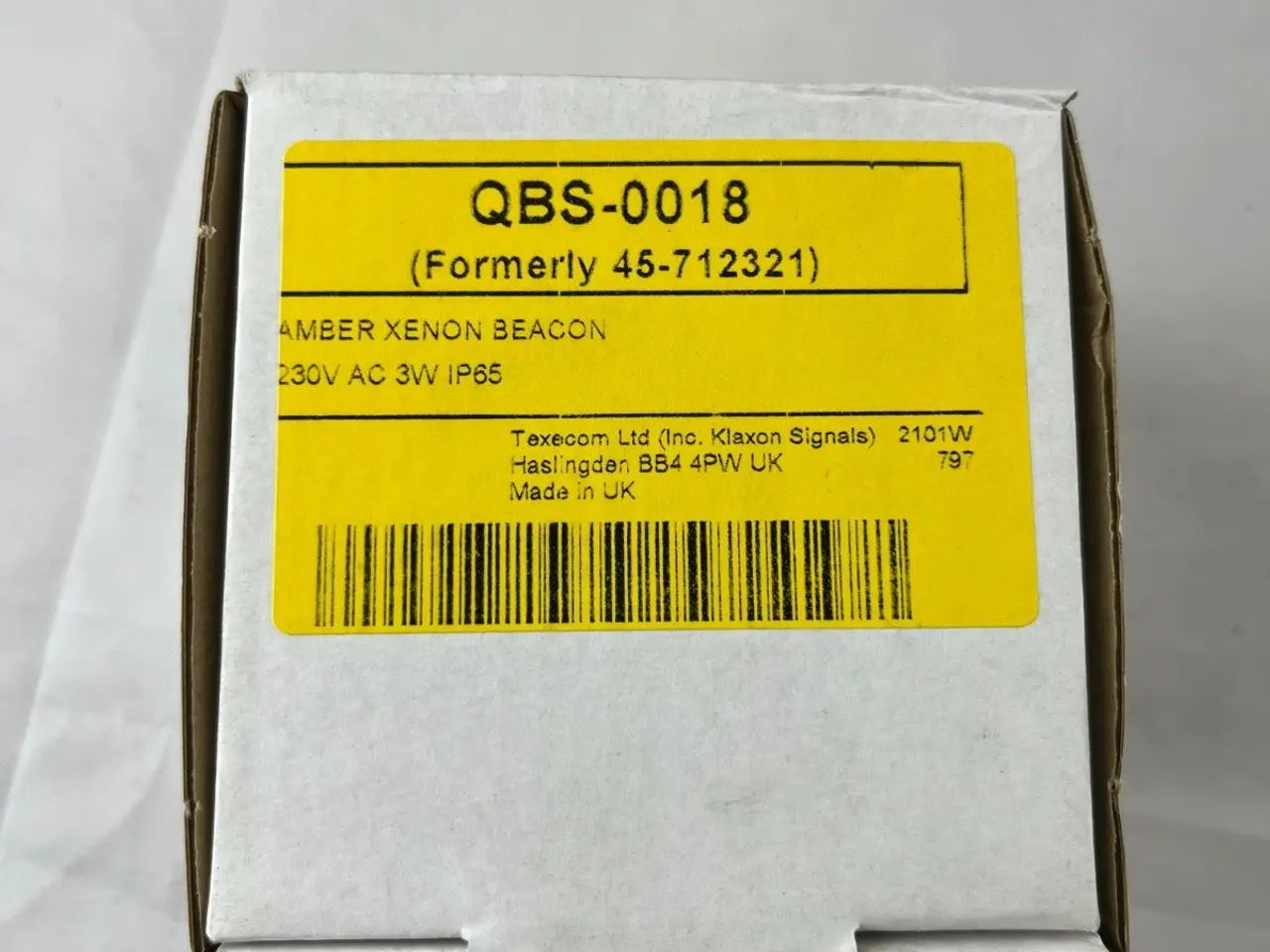 Billede 4 - Klaxon QBS‑0018 Flashguard Amber Xenon Beacon 230V
