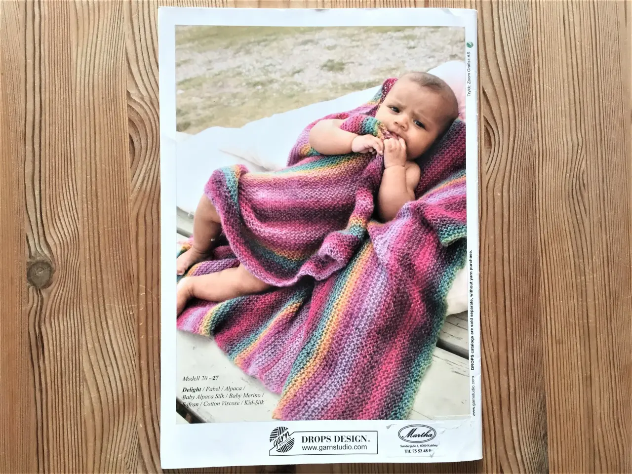 Billede 10 - Drops babystrik nr. 20, str. 0-4 år og 0-6 år