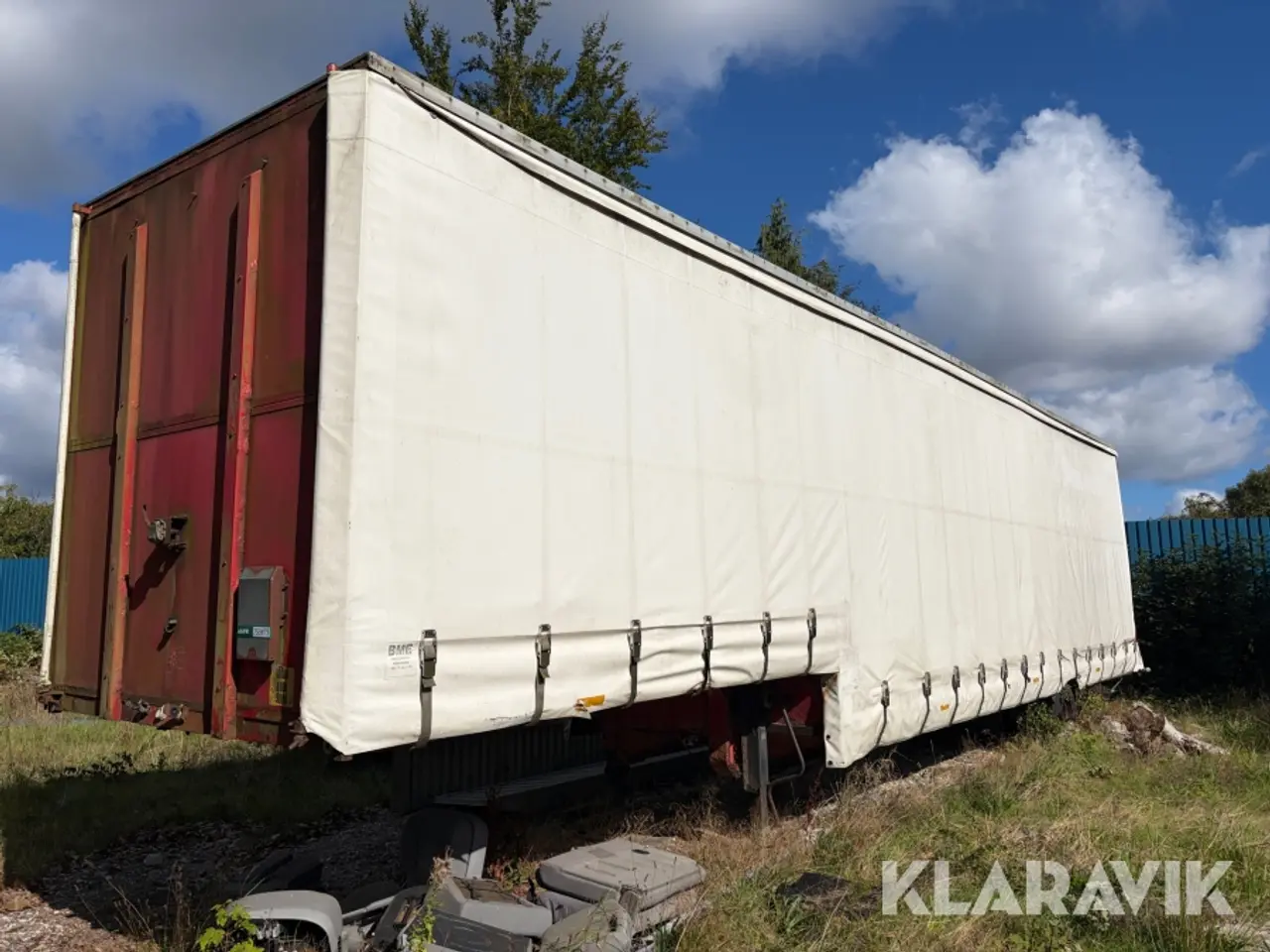 Billede 1 - Gardintrailer NOPA nedbygget.