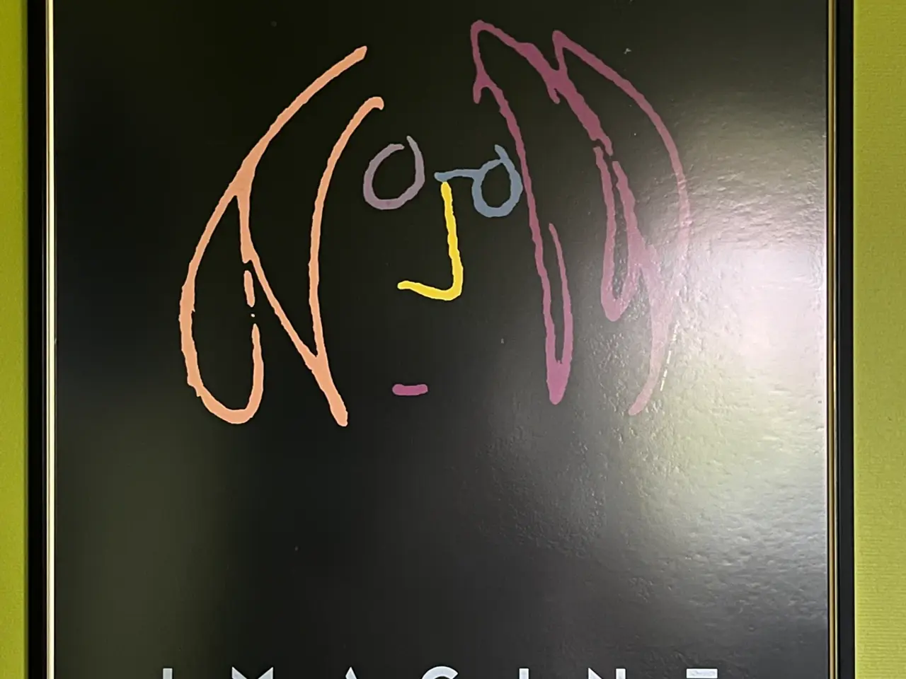 Billede 1 - John Lennon plakat i ramme