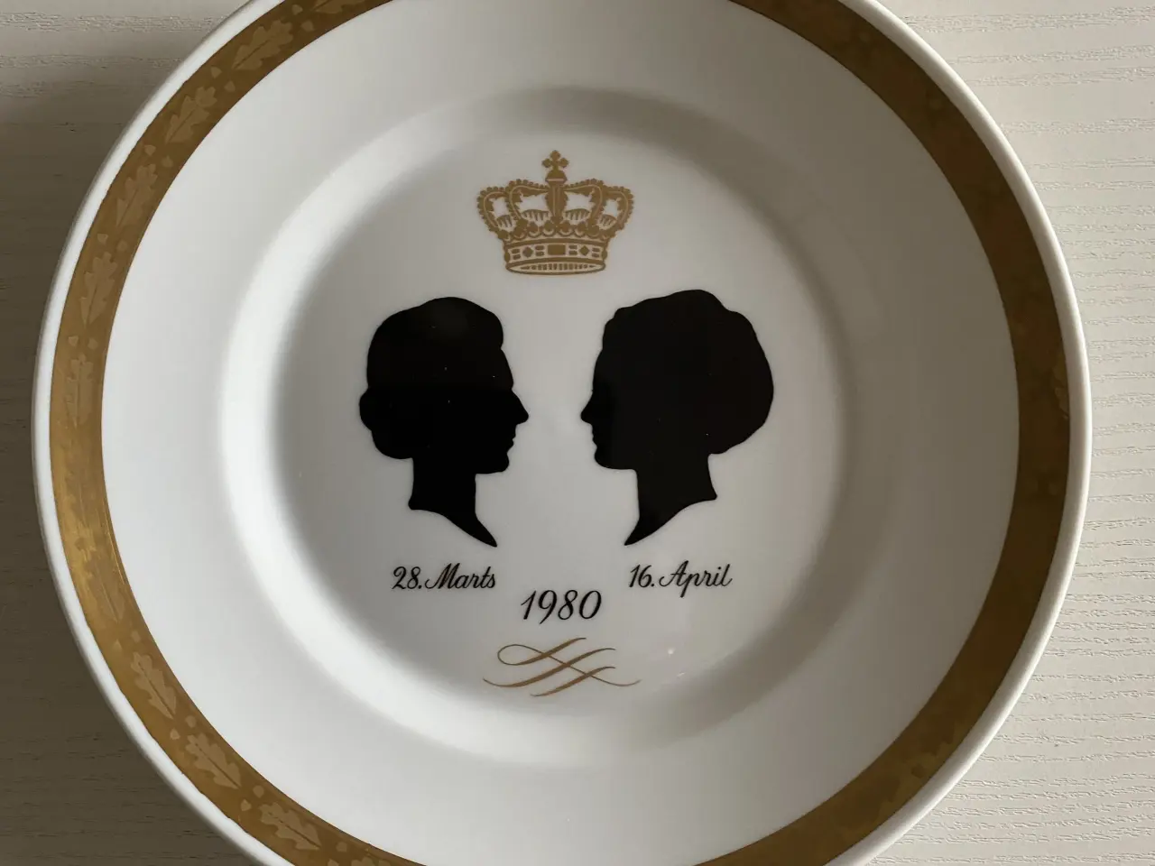 Billede 2 - Jubilæumsplatte, Royal Copenhagen1980