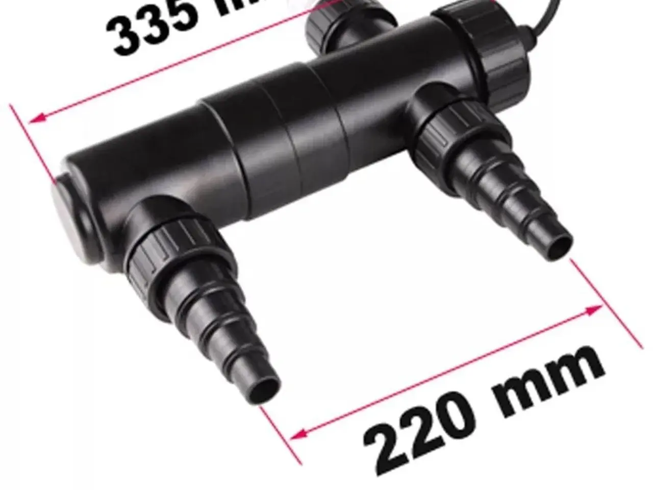 Billede 5 - UVC-enhed til havedam - 10.000 l, 11 W pære, max 1.700 l/t