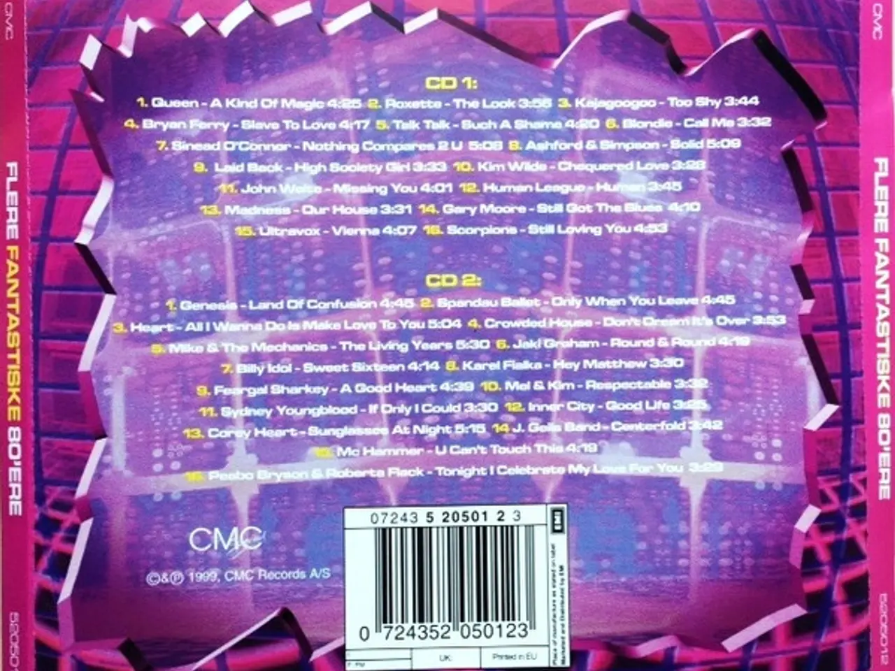 Billede 2 - Diverse kunstnere – Flere Fantastiske 80'ere – 2CD