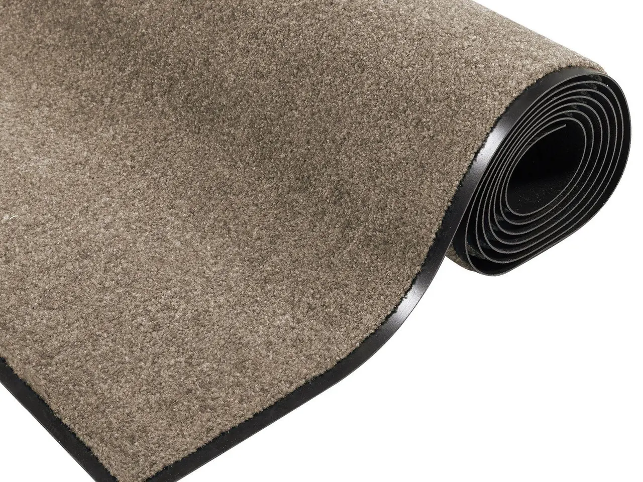 Billede 4 - Dørmåtte beige og sort 90 x 150 cm