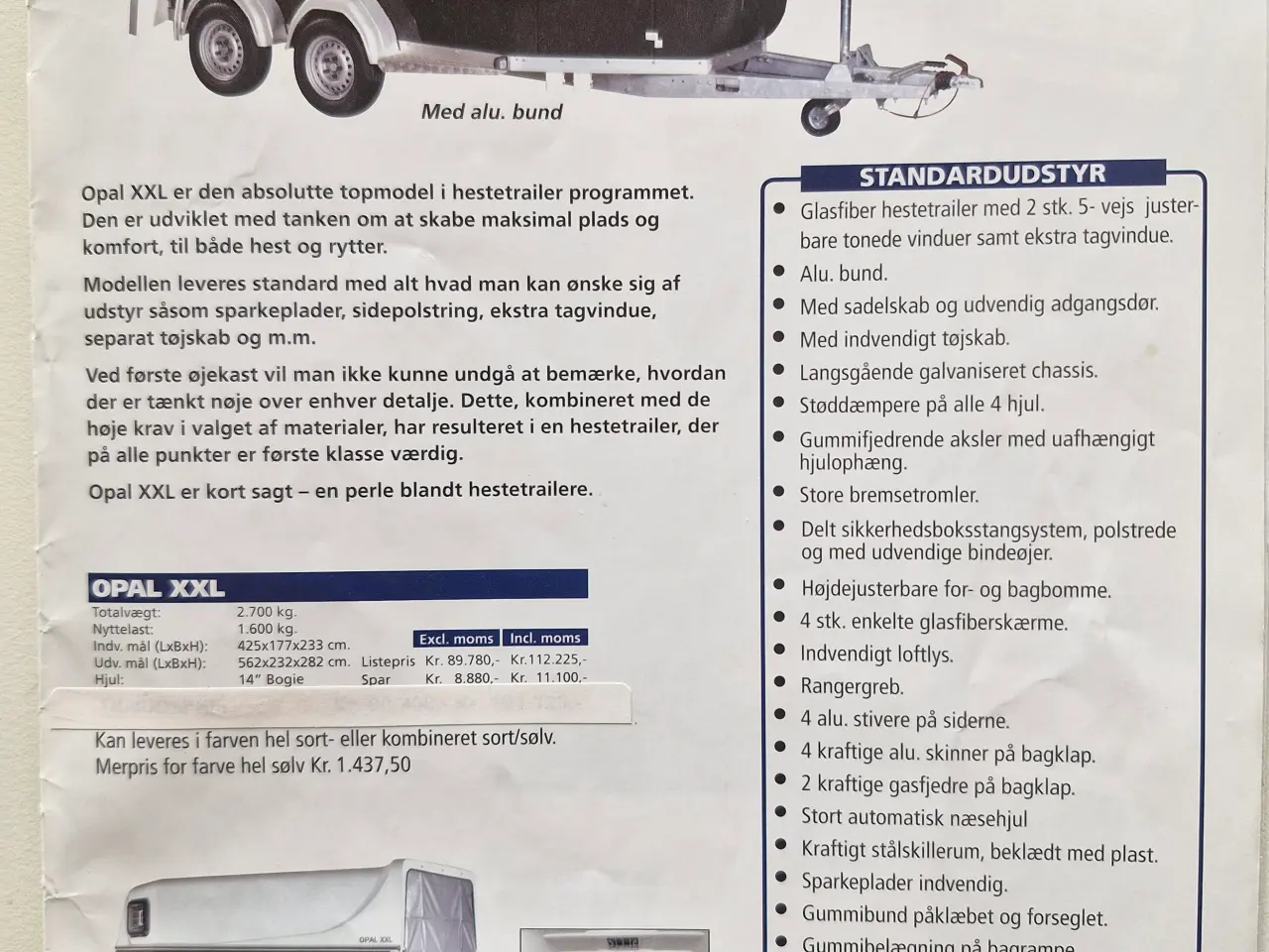 Billede 1 - Hestetrailer stor