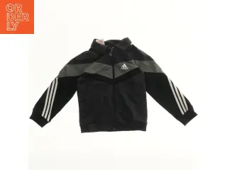 Sort jakke med striber fra Adidas (str. 98)