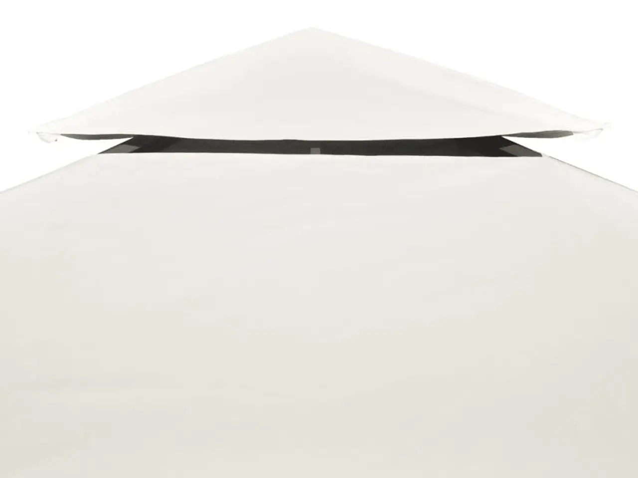 Billede 3 - Pavillontag 3 x 4 m 310 g/m² - cremehvid