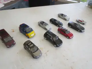 10 stk Forskellige Mercedes Modelbiler 