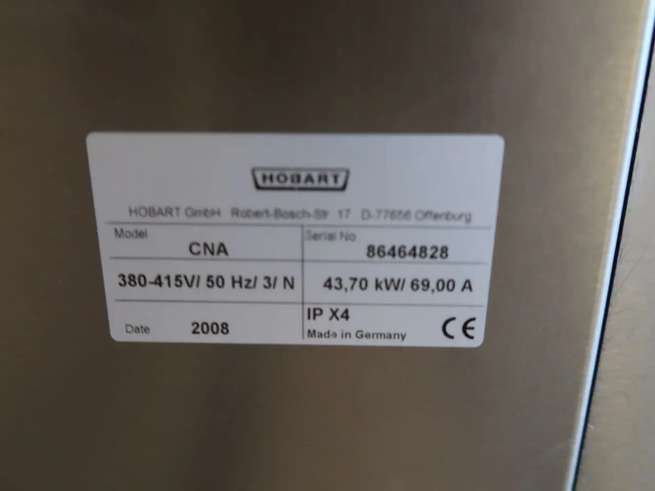 Billede 7 - Tunnelopvaskemaskine, Hobart CN-A
