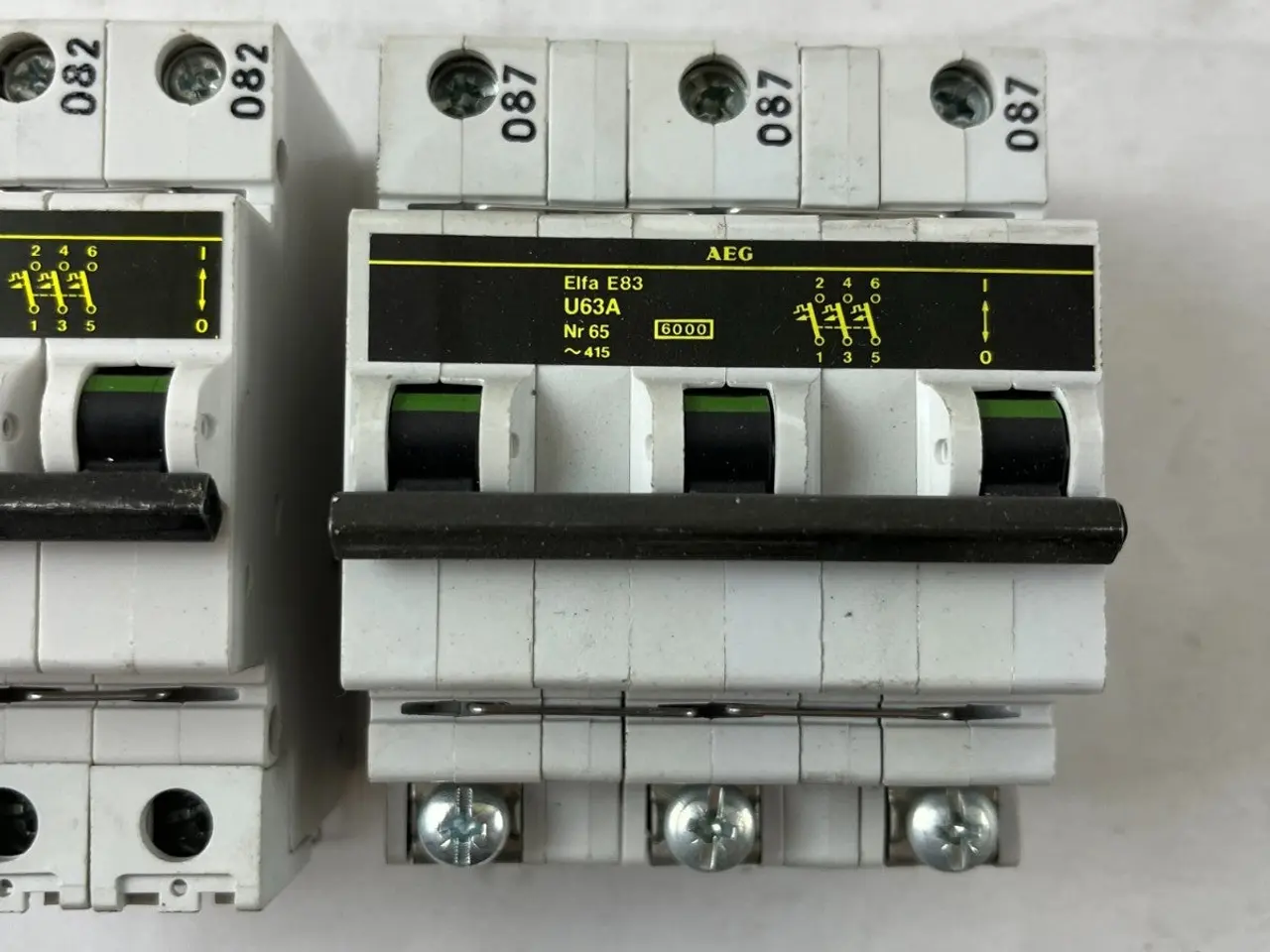 Billede 4 - AEG Elfa E83 3P automatsikring parti U16A U63A