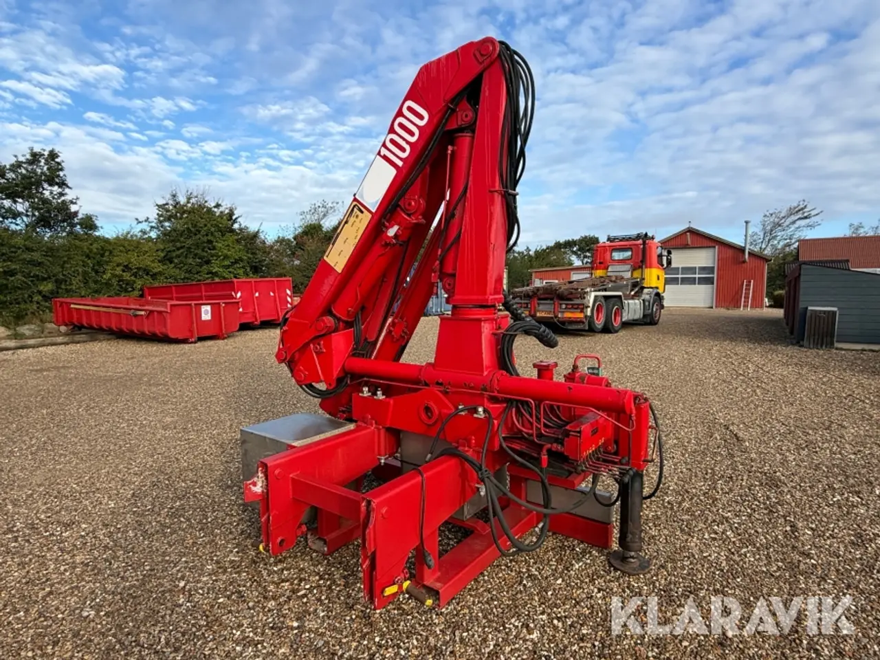 Billede 7 - Kran HMF 1000K2 med spil