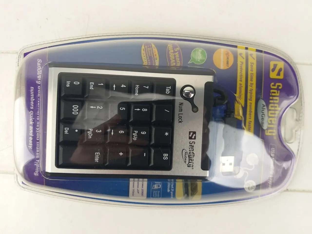 Billede 5 - Tastatur - Sandberg - Wired numeric keypad