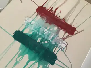 😎😎😎 Maleri Italiensk flag 😎😎😎