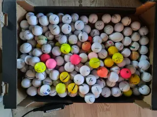 Golf bolde og Bags køller og jern
