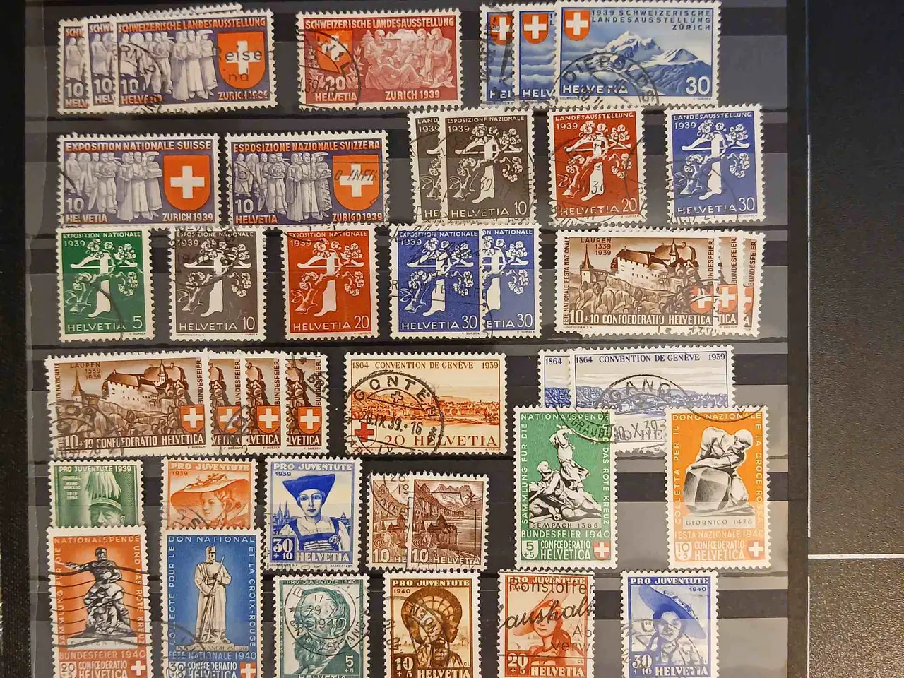 Billede 6 - Schweiz (264) 6 plancher med 8 sider